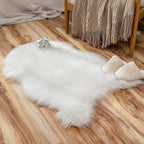 MIULEE Luxury Super Soft Fluffy Area Rug Faux Fur Sheepskin Rug Decorative - Image 4