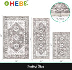 HEBE Boho Kitchen Rug Sets 3 Piece - Image 2