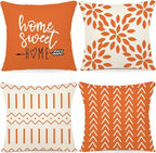 YCOLL Fall Pillow Covers 20x20 Set of 4, Modern Sofa Throw Pillow Cover by PillowCoversExpert