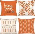 YCOLL Fall Pillow Covers 18x18 Set of 4, Modern Sofa Throw Pillow Cover by PillowCoversExpert