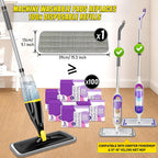 Hardwood Floor Mops for Floors Cleaning: Spray Mops Wet Dust Mop Refillable