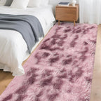 Tie-Dyed Blush 3x10 Machine Washable Runner Rugs - Image 3