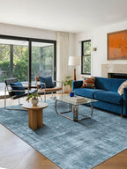 Latte&Fog 6x9 Area Rugs for Living Room Bedroom, Boho Non Slip Low Pile Carpet - Image 9