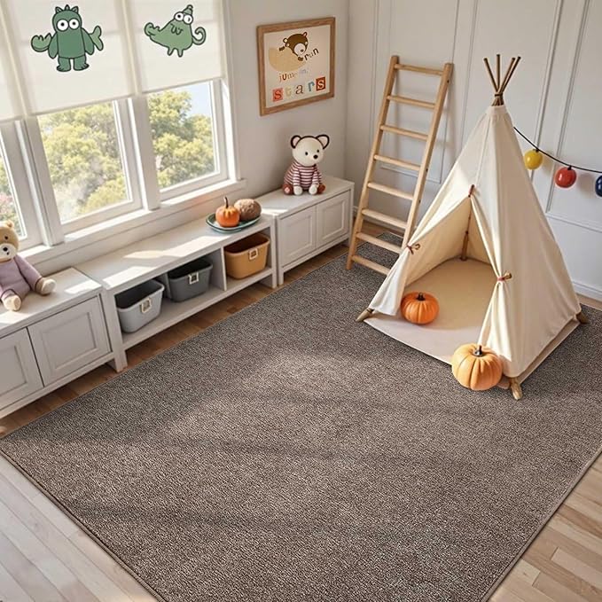 FinRèc Low Pile 5x7 Washable Area Rugs - Image 5