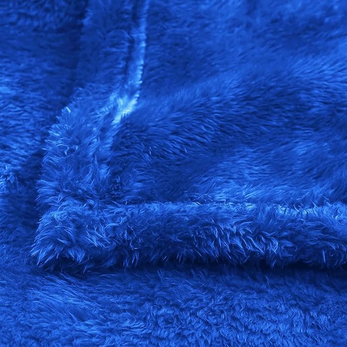 Exclusivo Mezcla Plush Fuzzy Fleece Throw Blanket, Super Soft, Fluffy and Warm - Image 8