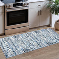 Lansny Modern Abstract Runner Rug 2x5 by lansny