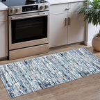Lansny Modern Abstract Runner Rug 2x5 by lansny