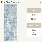 Runner Rug 2x5 Washable Non-Slip Kitchen Runner Rugs - Image 5