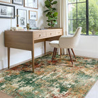 Washable Area Rugs 4'x6' Non-Slip Modern Abstract Soft - Image 4