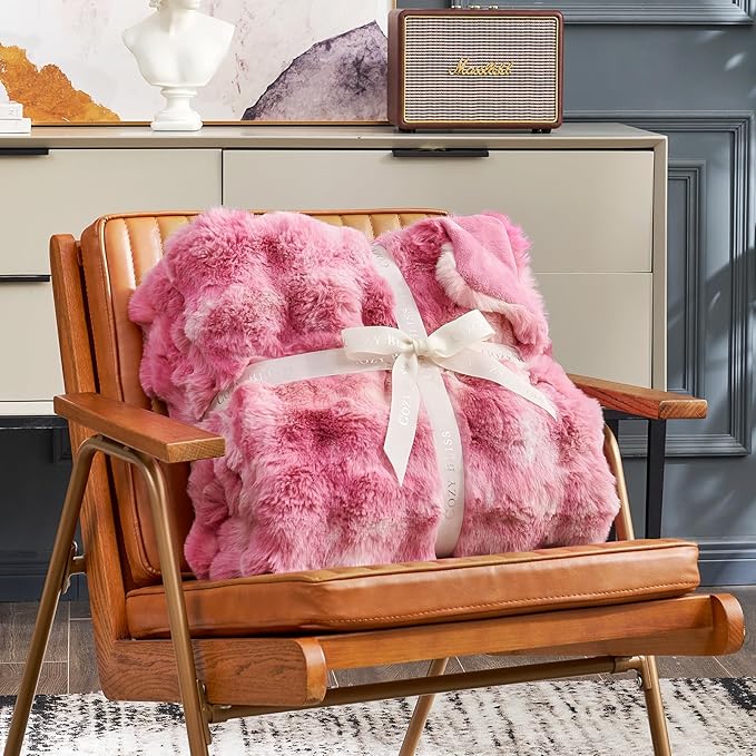 Cozy Bliss Faux Fur Throw Blanket - Image 5