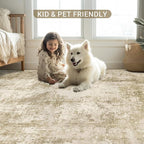 LEPEII 9x12 Area Rug, Modern Abstract Washable Large Rugs - Image 7