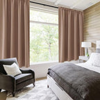 DWCN Blackout Curtains Room Darkening Thermal Insulated Bedroom Curtains Window - Image 2