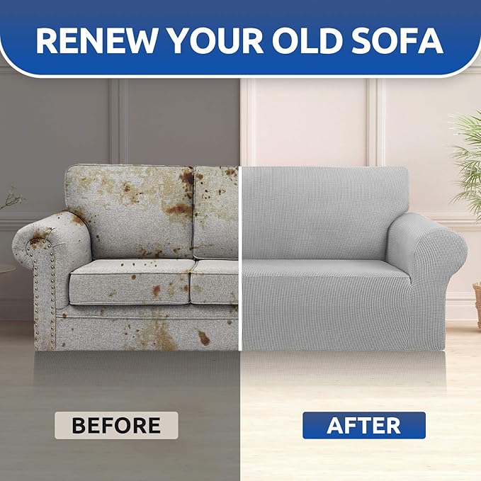 KEKUOU Stretch Sofa Cover Slipcover ，Couch Covers - Image 8