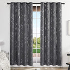 Deconovo Grey Blackout Curtains - Image 2