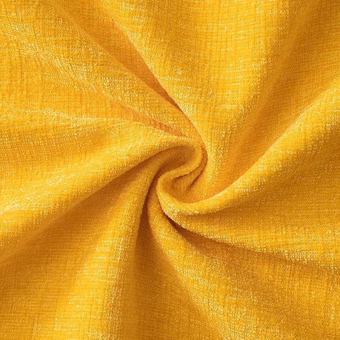MIULEE Pack of 2 Couch Throw Pillow Covers 18x18 Inch Soft Goose Yellow - Image 2