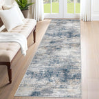XLUEZ 2x8 Runner Rug for Hallway, Washable Modern Abstract Runner Rugs Neutral by XLUEZ