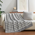 Snuggle Sac Houndstooth Throw Blanket - Image 2