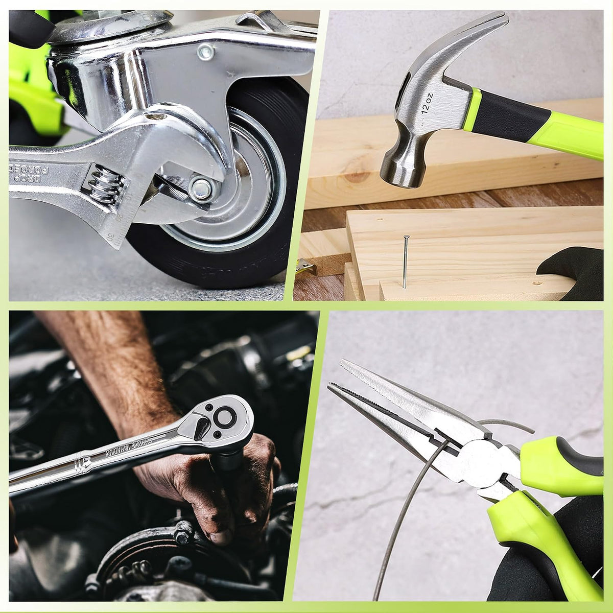 FASTPRO 198-Piece Home Repairing Tool Set with Tool Box