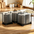 Metal Lid Organizer for Rubbermaid Brilliance, Kitchen 3-Pack 2