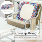 Newwiee 8Pcs Patio Cushion Covers Stretch Outdoor Cushion Cover Replacement - Image 5