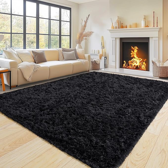 Pionblank Super Fluffy Area Rug by PIONBLANK