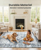 AMADA HOMEFURNISHING 6x9 Area Rugs, Vintage Rugs - Image 3