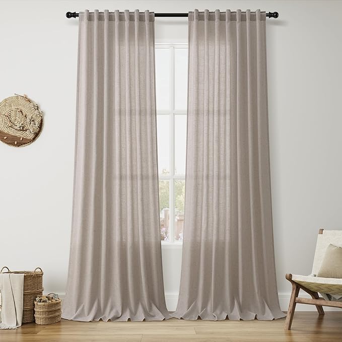 Nanspring 102 Inch Long Curtains by Nanspring