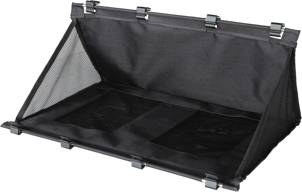 Lippert Solid Step RV Shoe Storage Organizer for Triple and Quad Step Assemblies with All-Weather Mesh Fabric, Easy DIY Install, (4) Extra Clips - 2025008967