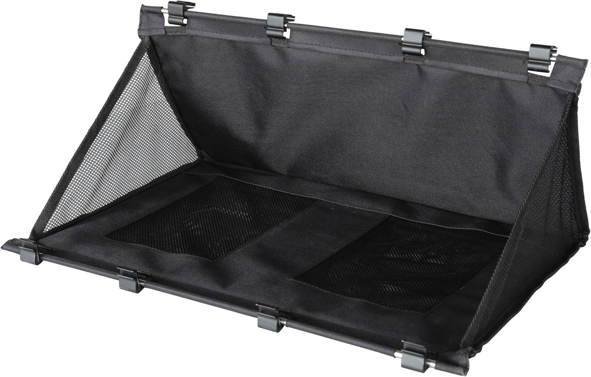 Lippert Solid Step RV Shoe Storage Organizer for Triple and Quad Step Assemblies with All-Weather Mesh Fabric, Easy DIY Install, (4) Extra Clips - 2025008967