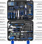 Prostormer 259-Piece Tool Kit, General Household Hand Tool Set, Blue
