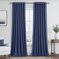 Guken 100% Blackout Curtains 108 Inch Length 2 Panels Set by Guken