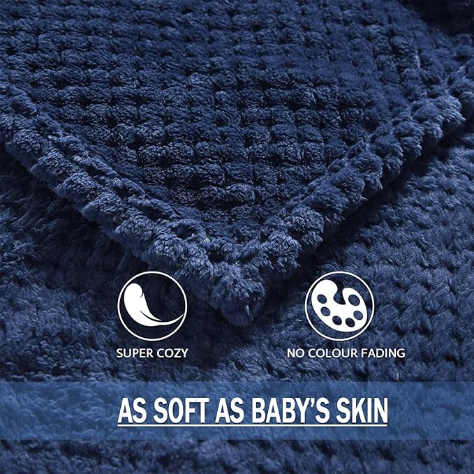 Exclusivo Mezcla Fleece Bed Blanket King Size, Super Soft and Warm Blankets - Image 8