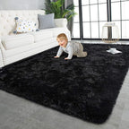 TWINNIS Super Soft Shaggy Rugs Fluffy Carpets, 4x5.9 Feet, Indoor Modern Plush by TWINNIS