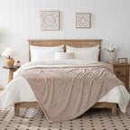 60x80 Inch Brown Twin Blanket - Image 4