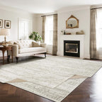 Double Layers 8x10 Area Rugs for Living Room- Upgraded Removable Washable Area by Srugn