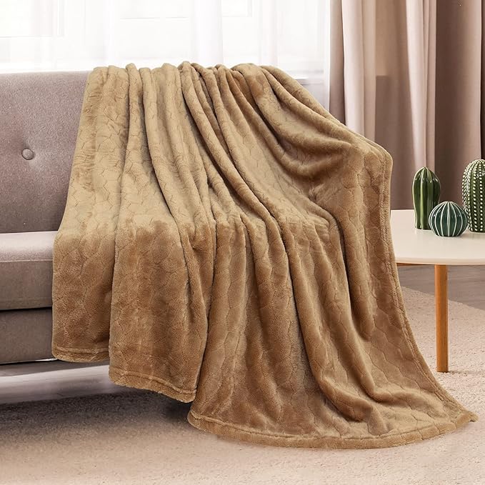 TOONOW Fleece Blanket Super Soft Cozy Throw Blanket 50" x 60", Lightweight - Image 2