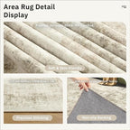 3x5 Rug, Small Area Rug for Kitchen, Machine Washable Non-Slip Throw Rug - Image 6
