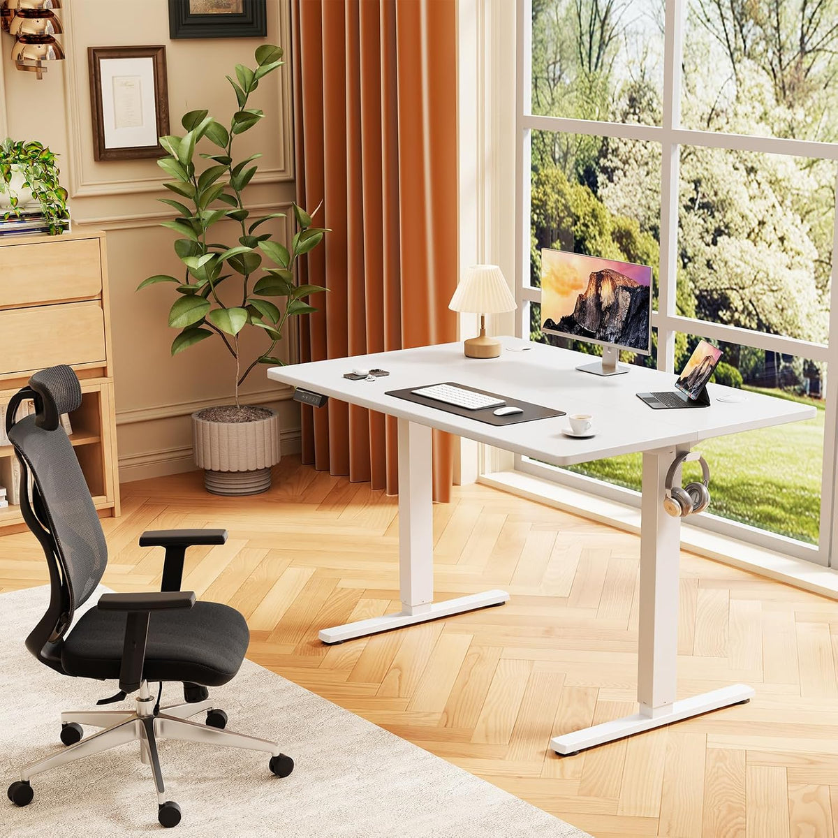 Sweetcrispy Electric Standing Desk, Computer Desk, 40x24 Inch