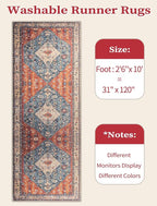 SERISSA Boho Washable Runner Rug - Image 6