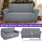 ZNSAYOTX Super Stretch Couch Cover Love Seat Sofa Covers - Image 2