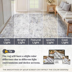 XLUEZ 10x14 Area Rugs for Living Room, Washable Modern Abstract Large Area Rug - Image 6