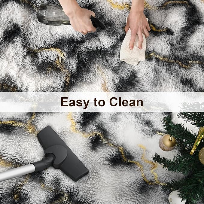 TWINNIS Super Soft Shaggy Rugs Fluffy Carpets, 5x8 Feet, Indoor Modern Plush - Image 6