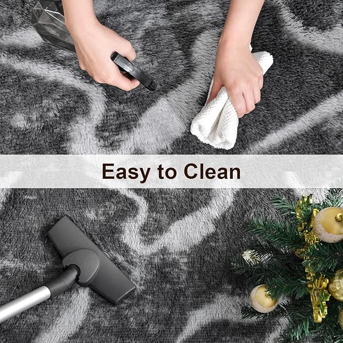 TWINNIS Super Soft Shaggy Rugs Fluffy Carpets, 6x9 Feet, Indoor Modern Plush - Image 6