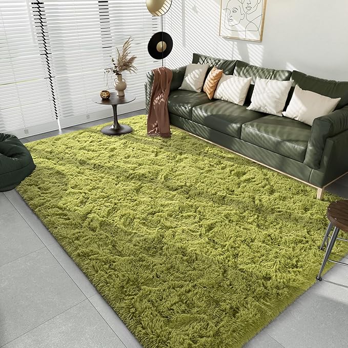 LOCHAS Ultra Soft Indoor Modern Area Rugs Fluffy Living Room Carpets - Image 3