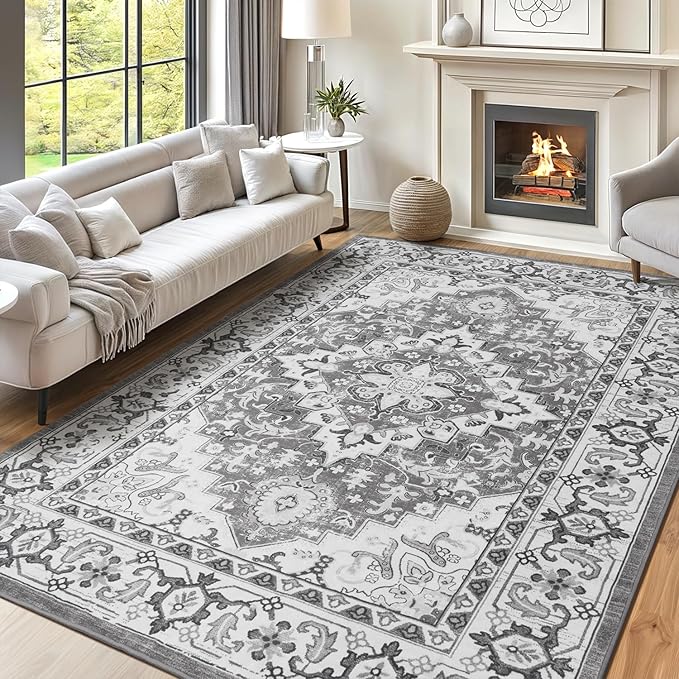Lofus 6x9 Area Rugs for Living Room, Washable Area Rug, Rugs for Bedroom by Lofus