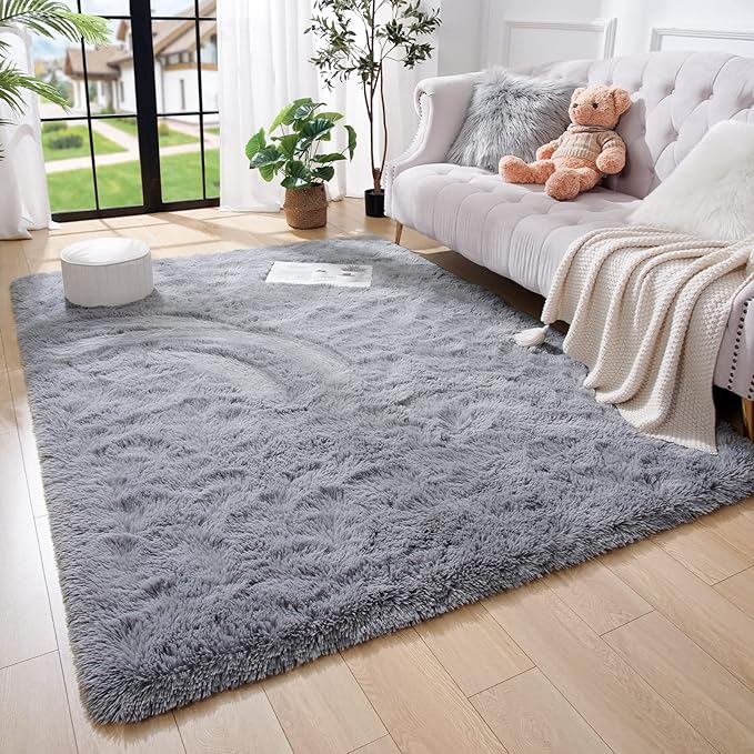 Amearea Shag Fluffy Area Rug for Bedroom Girls Living Room, Extra Soft and by AmeareaDirect