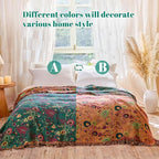 MSGKV Boho Throw Blanket for Couch and Sofa Cotton Blankets for Living Room - Image 4