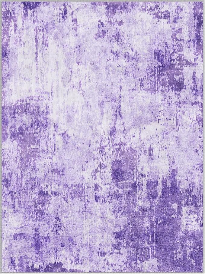 Washable Area Rugs 5'x7' Non-Slip Modern Abstract Soft - Image 9