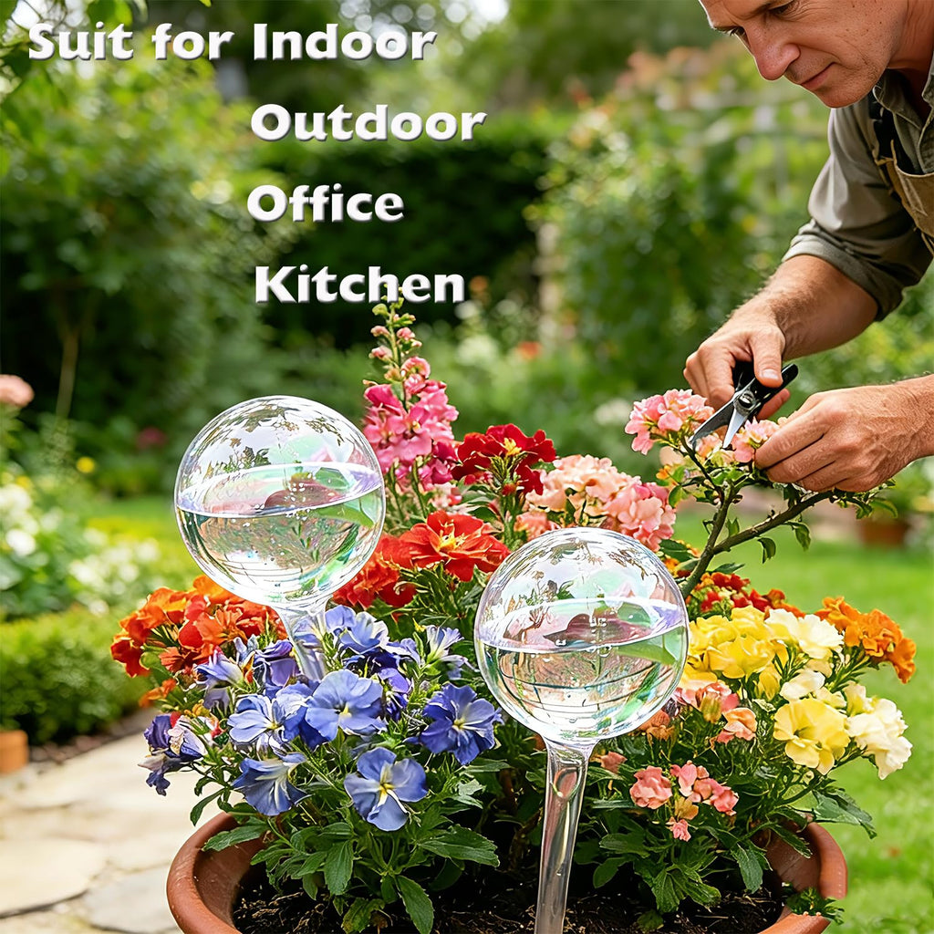 Self Watering Globes for Plants, 12cs Large Plant Automatic Watering Bulbs