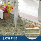 Washable Kitchen Runner 2x6 Non-Slip Floral Carpet Runner - Image 5